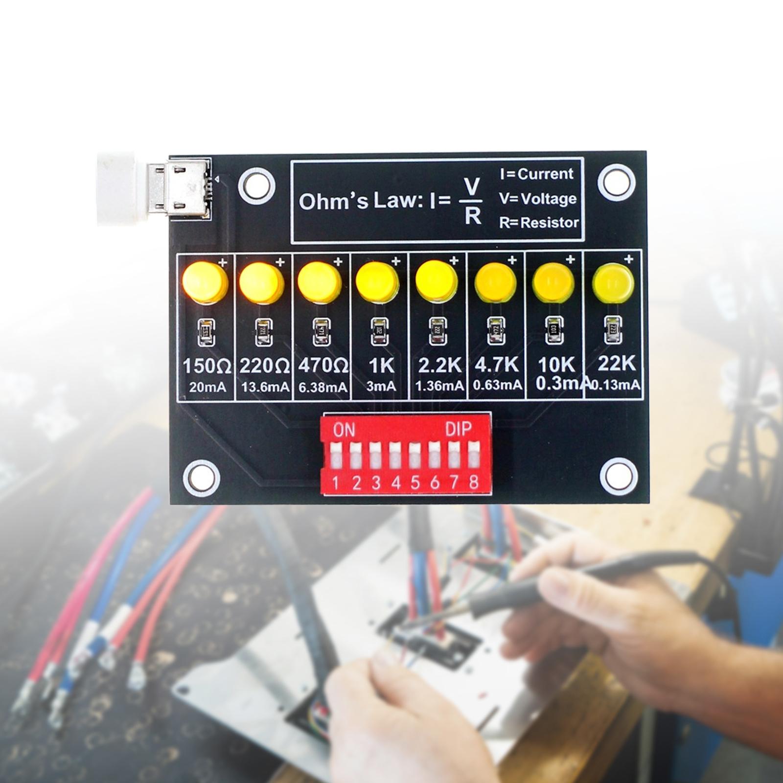 Diy Electronics Learning Kit - Kit Pratica Saldatura Fai-da-te: Scheda Didattica