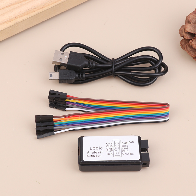 Logic Analyzer Usb - Analizzatore Logico USB 24MHz 8 Canali