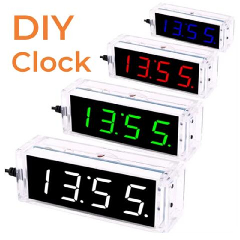 Diy Electronics Learning Kit - Kit orologio digitale fai-da-te Display data