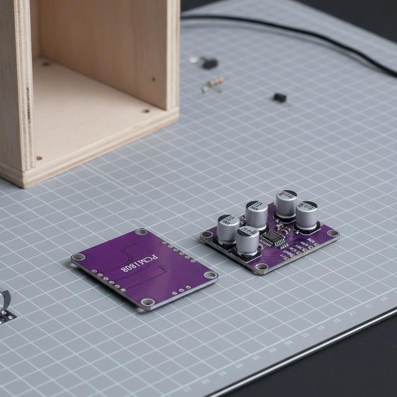 Diy Audio Electronics Kit - NUOVO Modulo ADC Stereo PCM1808 a