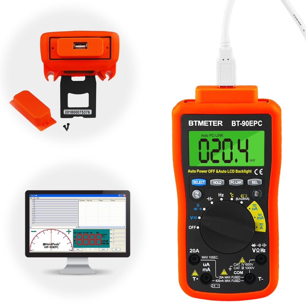 Logic Analyzer Usb - BT-90EPC multimetro digitale gamma automatica 4000
