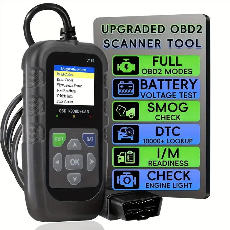 Logic Analyzer Usb - Scanner OBD2 V119, lettore di codici