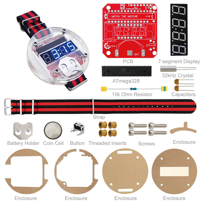 Kit LED a chip singolo Orologi - Diy Electronics Learning Kit recensione e prezzo