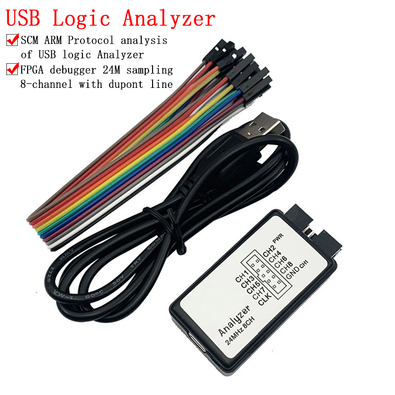 Analizzatore logico USB 24MHz  - Logic Analyzer Usb recensione e prezzo