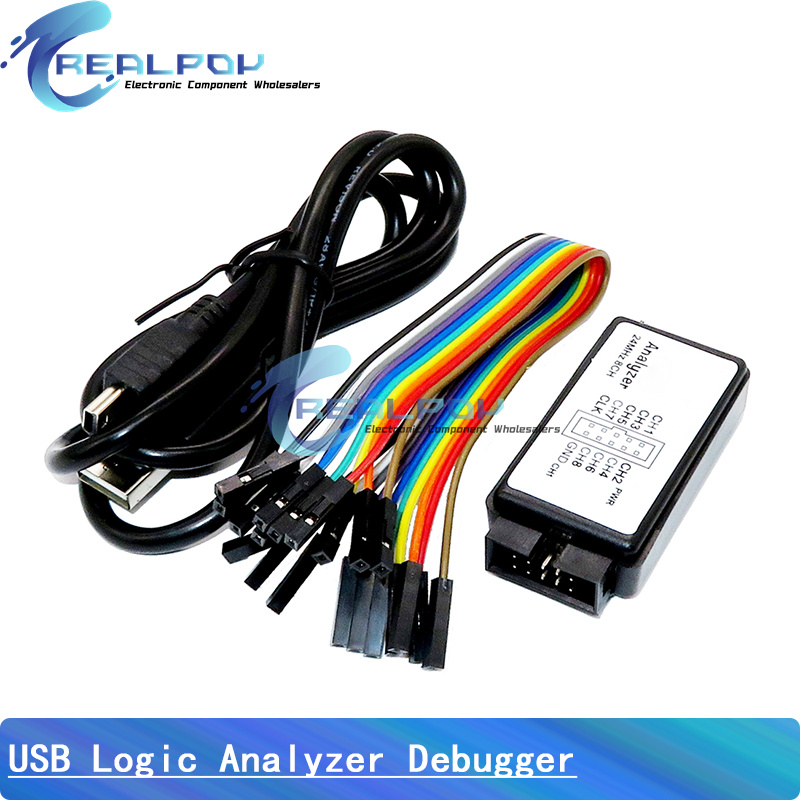 Analizzatore logico USB 24MHz  - Logic Analyzer Usb recensione e prezzo