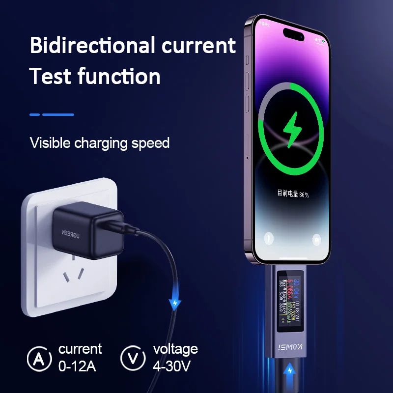 KWS-2302C Tipo-C USB Tester Di - Logic Analyzer Usb recensione e prezzo
