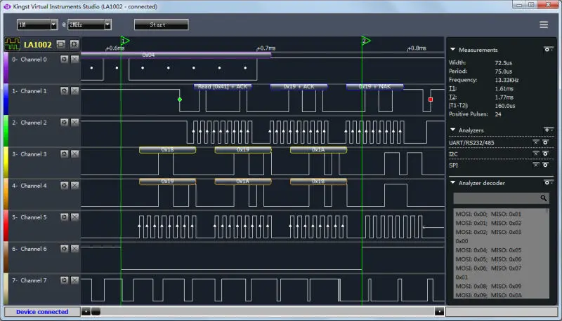 Kingst LA1010 Analizzatore log - Logic Analyzer Usb recensione e prezzo